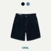 Quần short jean Owlbrand Wide Pleated